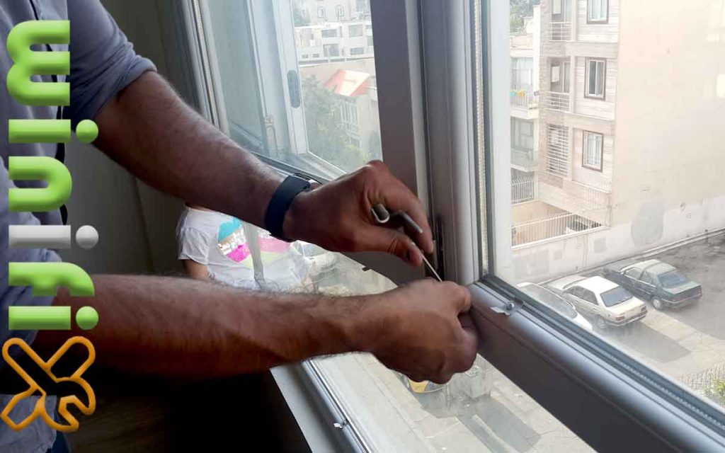 رگلاژ و تنظیم پنجره دوجداره