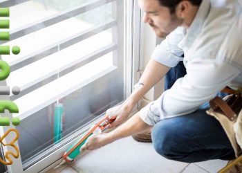 درزگیری پنجره دوجداره یوپی‌وی‌سی