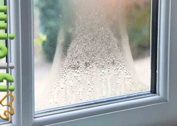 عرق کردن شیشه دوجداره