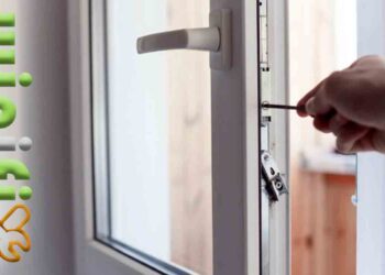 قفل در یو پی وی سی