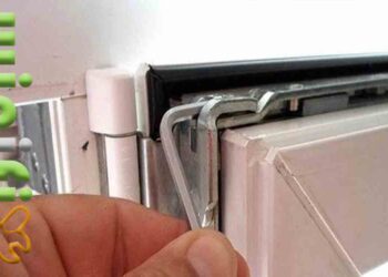 رفع افتادگی در پنجره‌ دوجداره