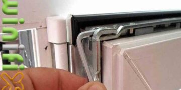 رفع افتادگی در پنجره‌ دوجداره