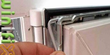 رفع صدای لولای در دوجداره